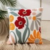 Neora Bloom - Dekorativer Kissenbezug mit Blumendruck