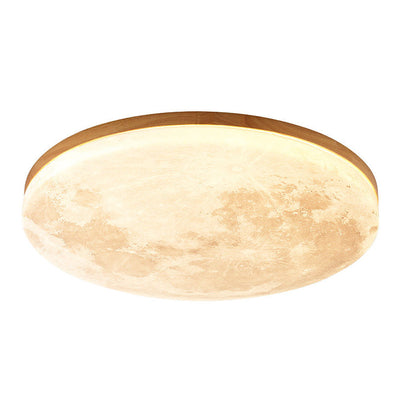 Selvona - Art Deco Mond inspirierte LED-Deckenleuchte