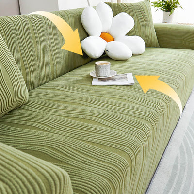 Strentelle - Stretch-Jacquard-Sofabezug mit Anti-Kratz-Design