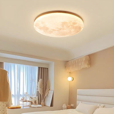 Selvona - Art Deco Mond inspirierte LED-Deckenleuchte