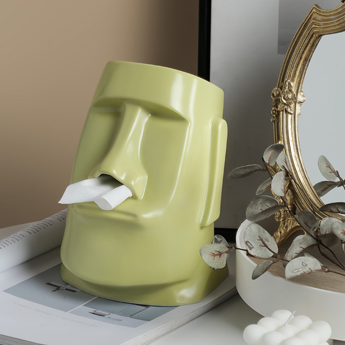 Moaibox - Nordische Keramik Moai Tissue-Halter