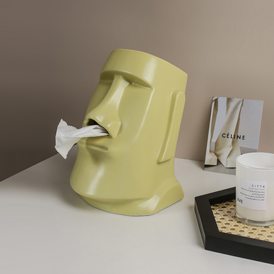 Moaibox - Nordische Keramik Moai Tissue-Halter