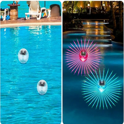 Solaglow - Schwimmende Solar-RGB-Leuchte für Pool & Garten