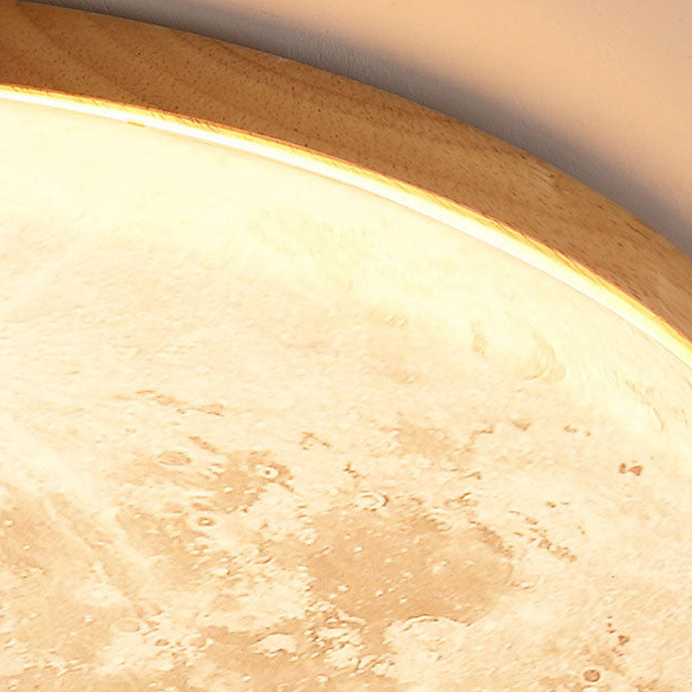 Selvona - Art Deco Mond inspirierte LED-Deckenleuchte