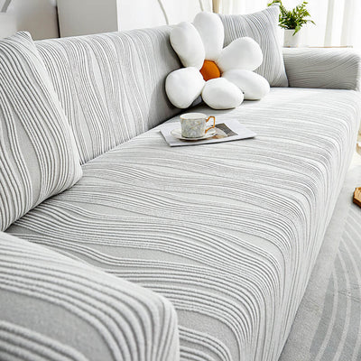 Strentelle - Stretch-Jacquard-Sofabezug mit Anti-Kratz-Design