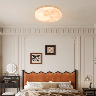 Selvona - Art Deco Mond inspirierte LED-Deckenleuchte