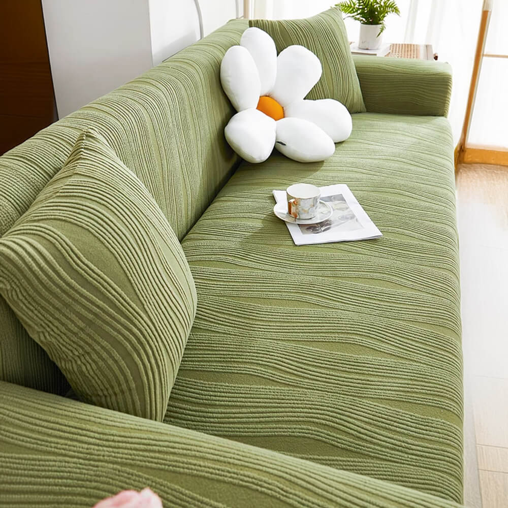 Strentelle - Stretch-Jacquard-Sofabezug mit Anti-Kratz-Design