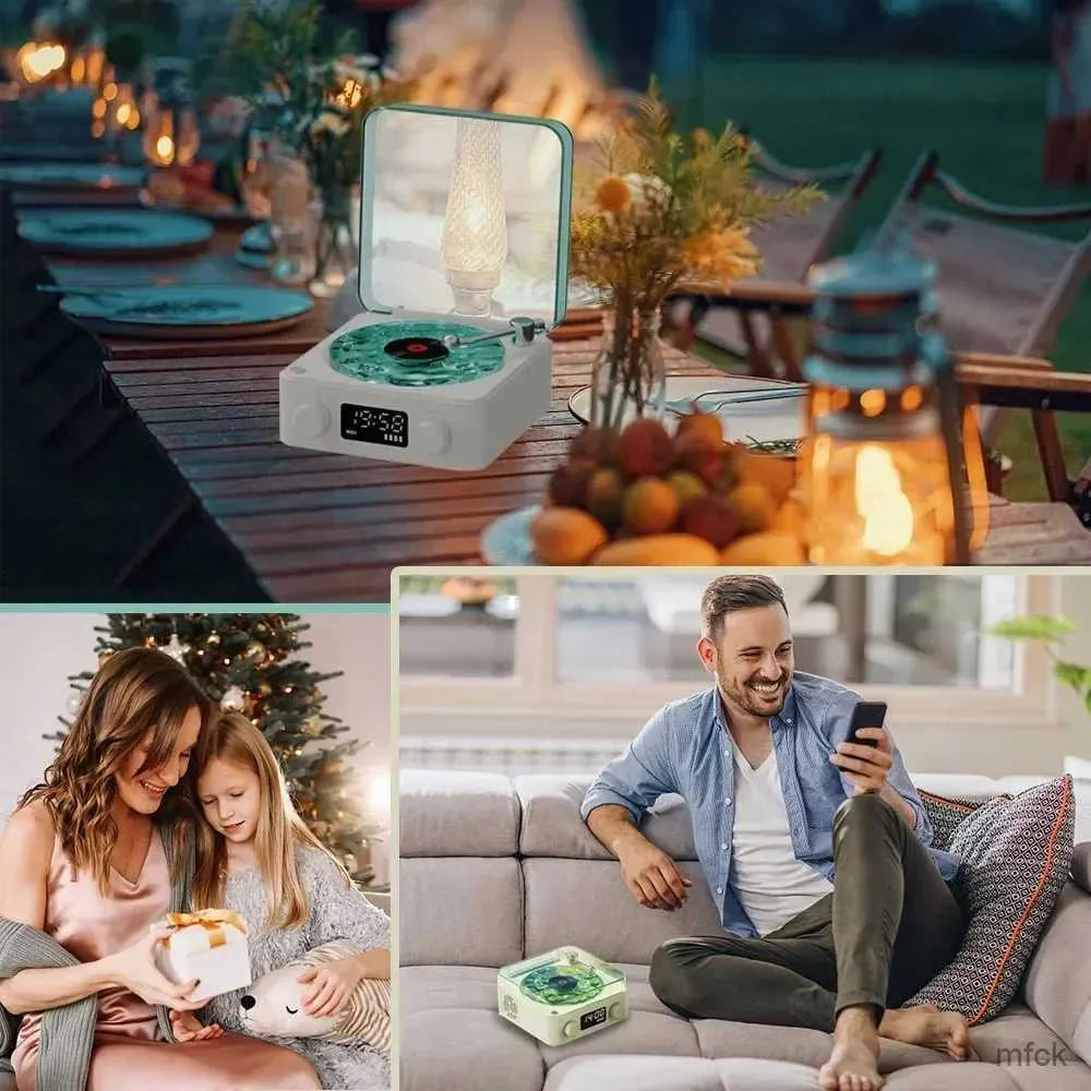 Vinlumo - Timeless Tunes Retro-Lampe mit Bluetooth und weißem Rauschen