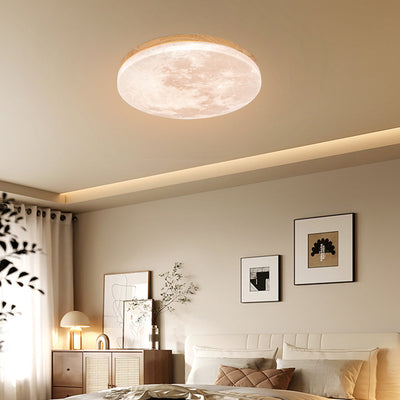 Selvona - Art Deco Mond inspirierte LED-Deckenleuchte