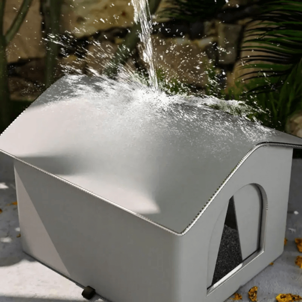 FurFort - Wetterfestes Outdoor-Katzenhaus für den Winter