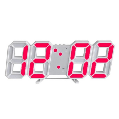 3D LED Digital Wanduhr - Futuristisches Design für moderne Räume