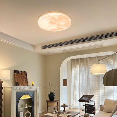 Selvona - Art Deco Mond inspirierte LED-Deckenleuchte