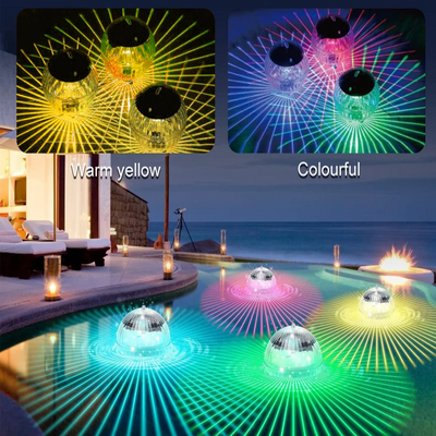 Solaglow - Schwimmende Solar-RGB-Leuchte für Pool & Garten