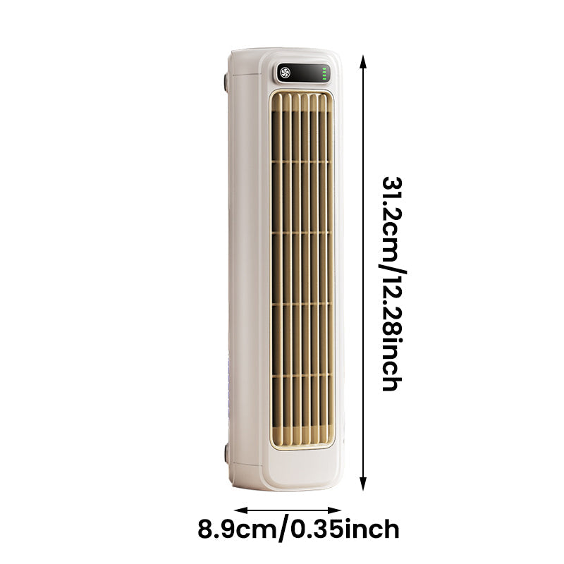 Breezol - Kabelloser, wiederaufladbarer Ventilator für Klimaanlagen