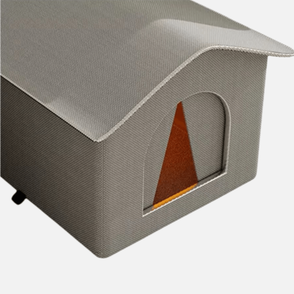 FurFort - Wetterfestes Outdoor-Katzenhaus für den Winter