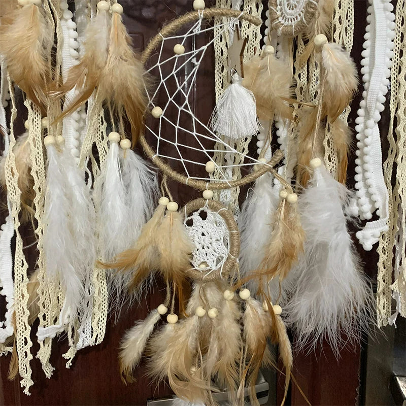 DreamWeave - Boho Wandbehang & Traumfänger Set