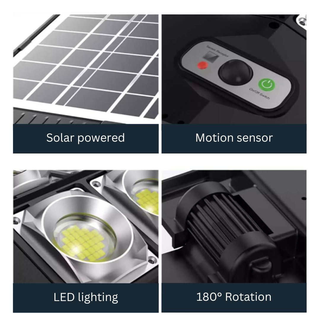 Solentra 1000W - Solar LED Flutlicht