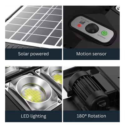 Solentra 1000W - Solar LED Flutlicht
