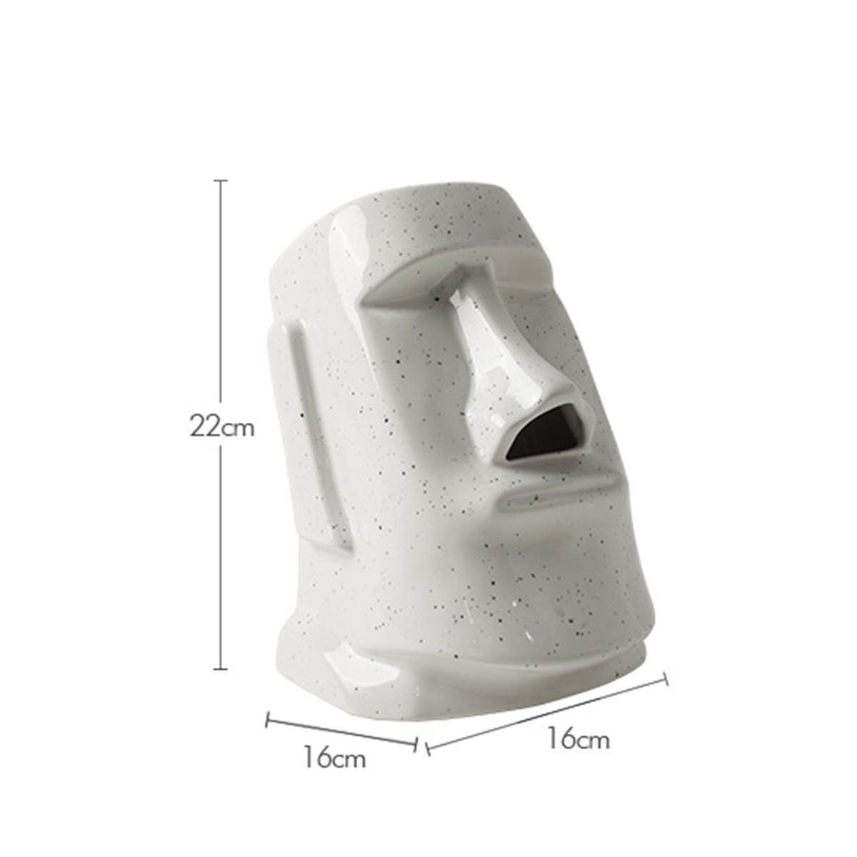 Moaibox - Nordische Keramik Moai Tissue-Halter