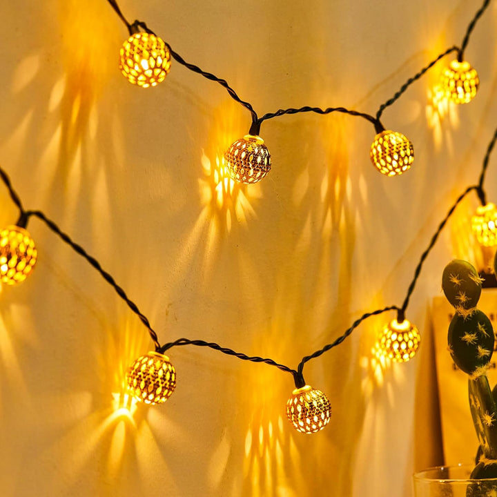 Moriluxe - Solar-Lichterkette im marokkanischen Stil