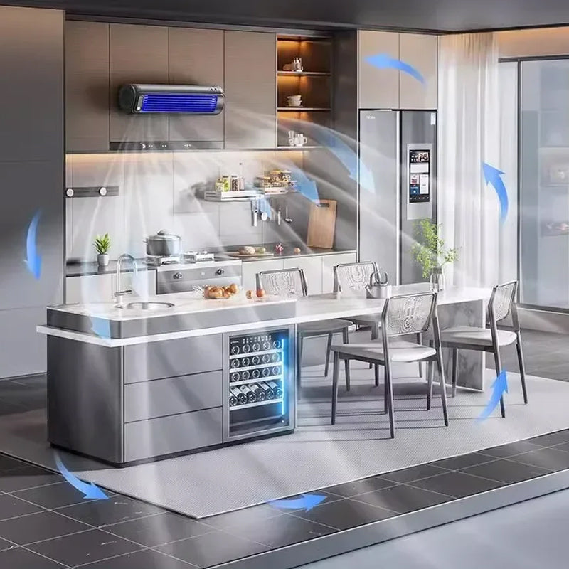 Breezol - Kabelloser, wiederaufladbarer Ventilator für Klimaanlagen