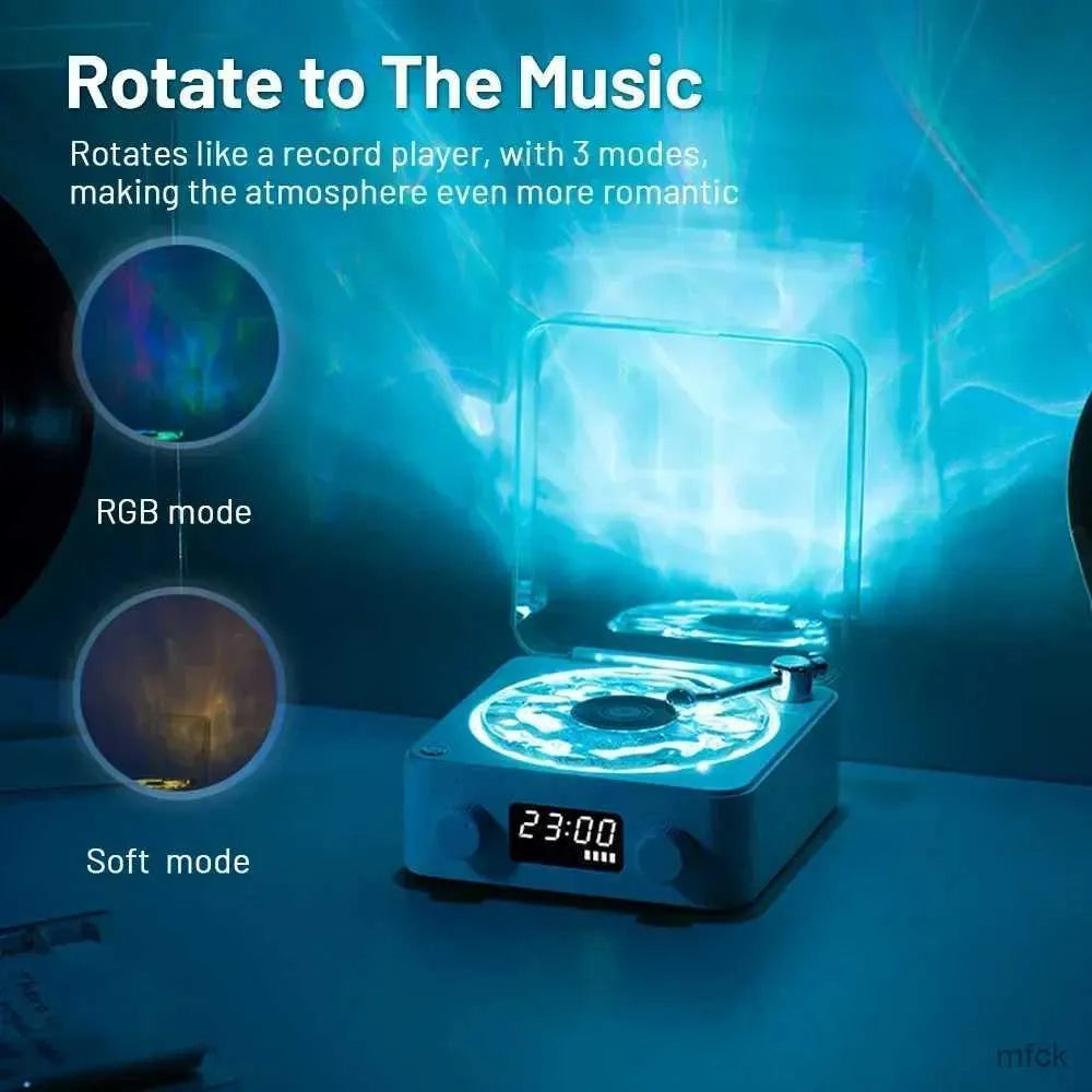 Vinlumo - Timeless Tunes Retro-Lampe mit Bluetooth und weißem Rauschen