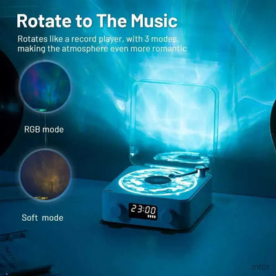 Vinlumo - Timeless Tunes Retro-Lampe mit Bluetooth und weißem Rauschen