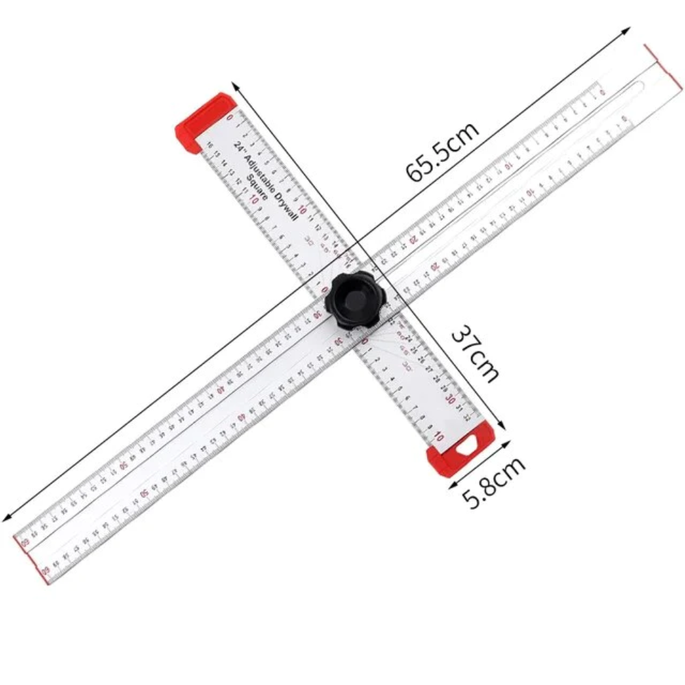 Anglix - Präzisions-Aluminium-Winkellineal für die Holzbearbeitung