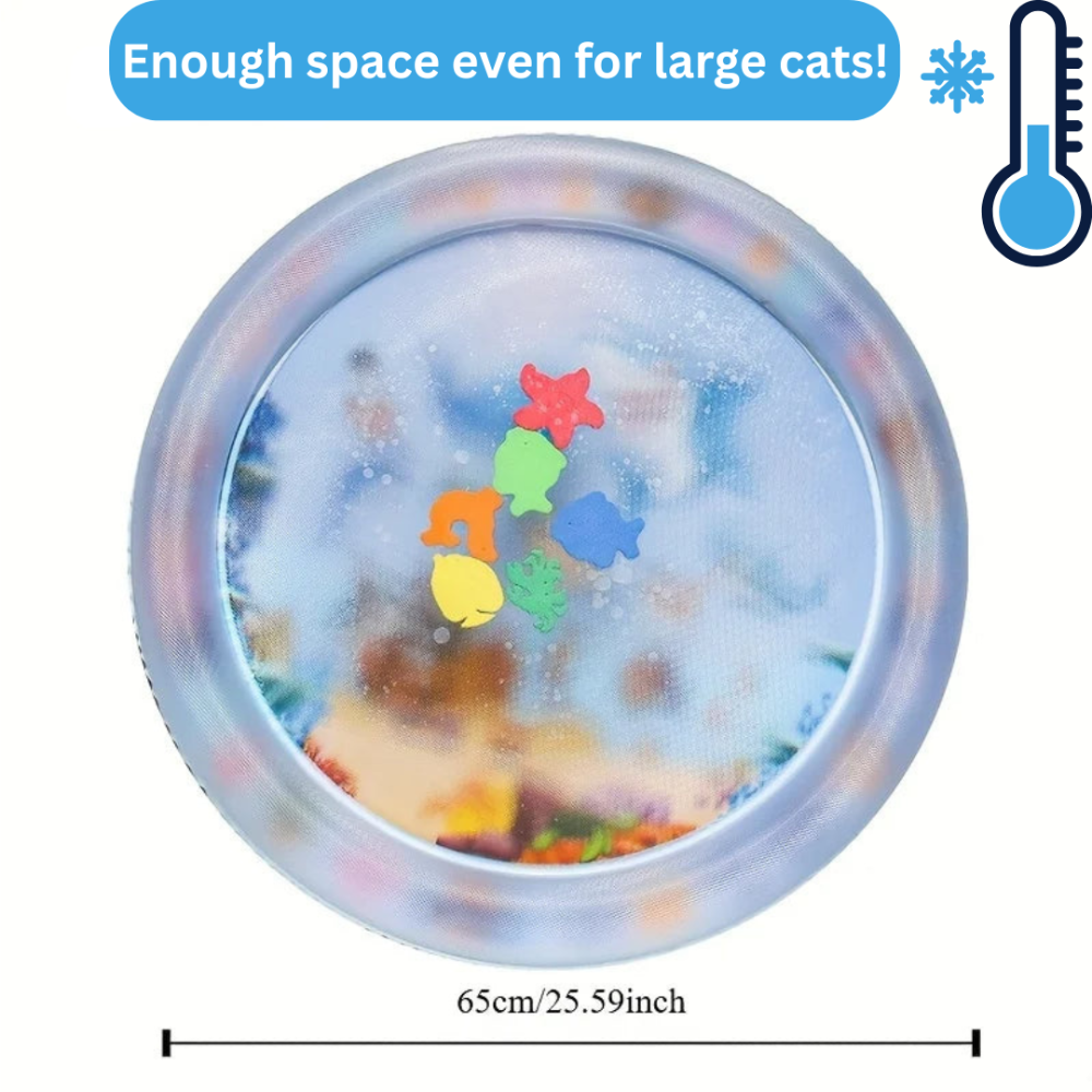 AquaPaws - Interaktive kühlende Wassermatte für Katzen