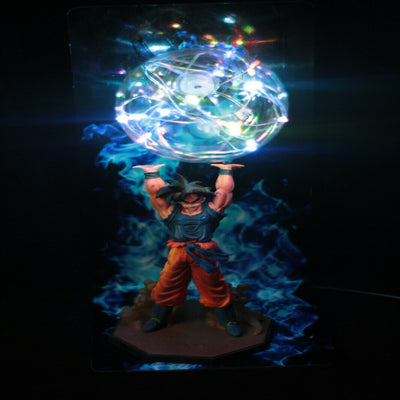 AuraSphere - Dragon Ball LED Lampe mit Son Goku Figur
