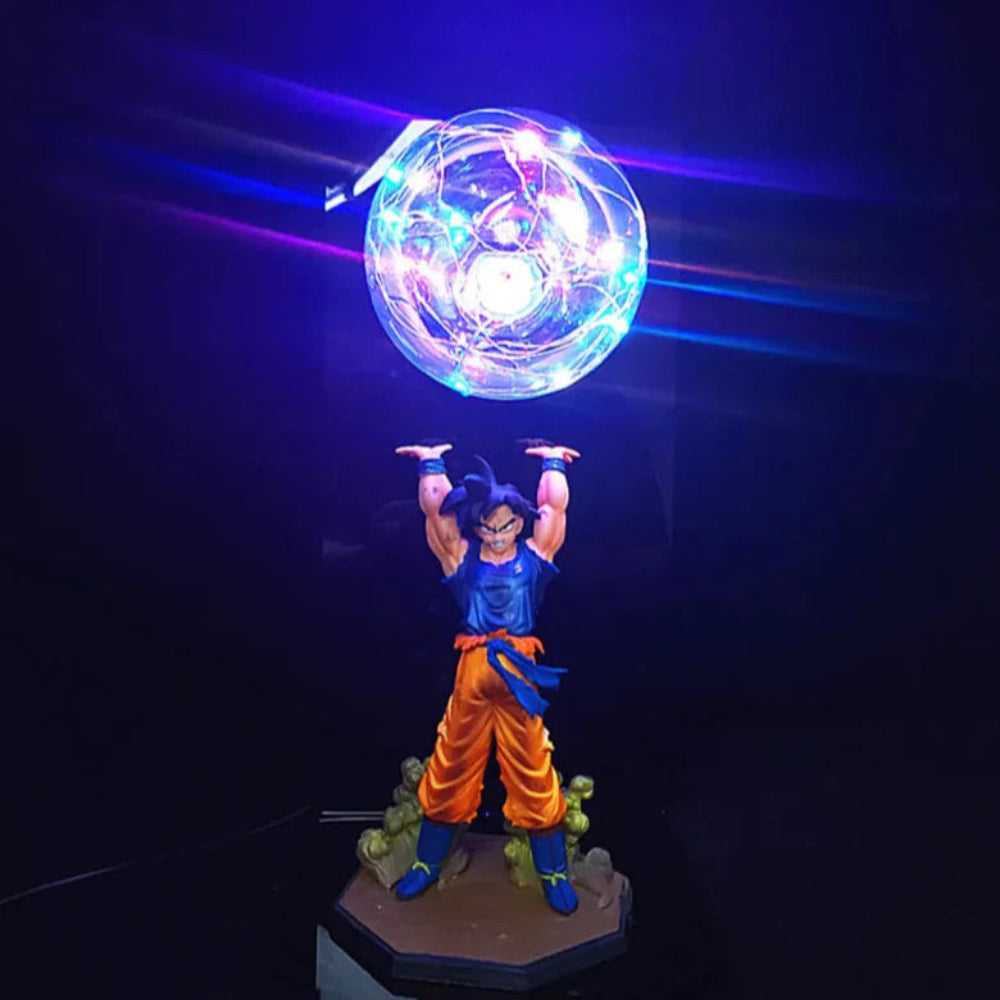 AuraSphere - Dragon Ball LED Lampe mit Son Goku Figur