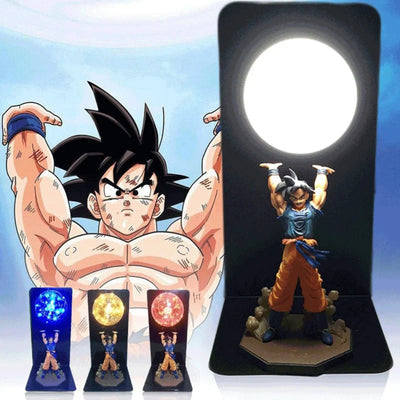 AuraSphere - Dragon Ball LED Lampe mit Son Goku Figur