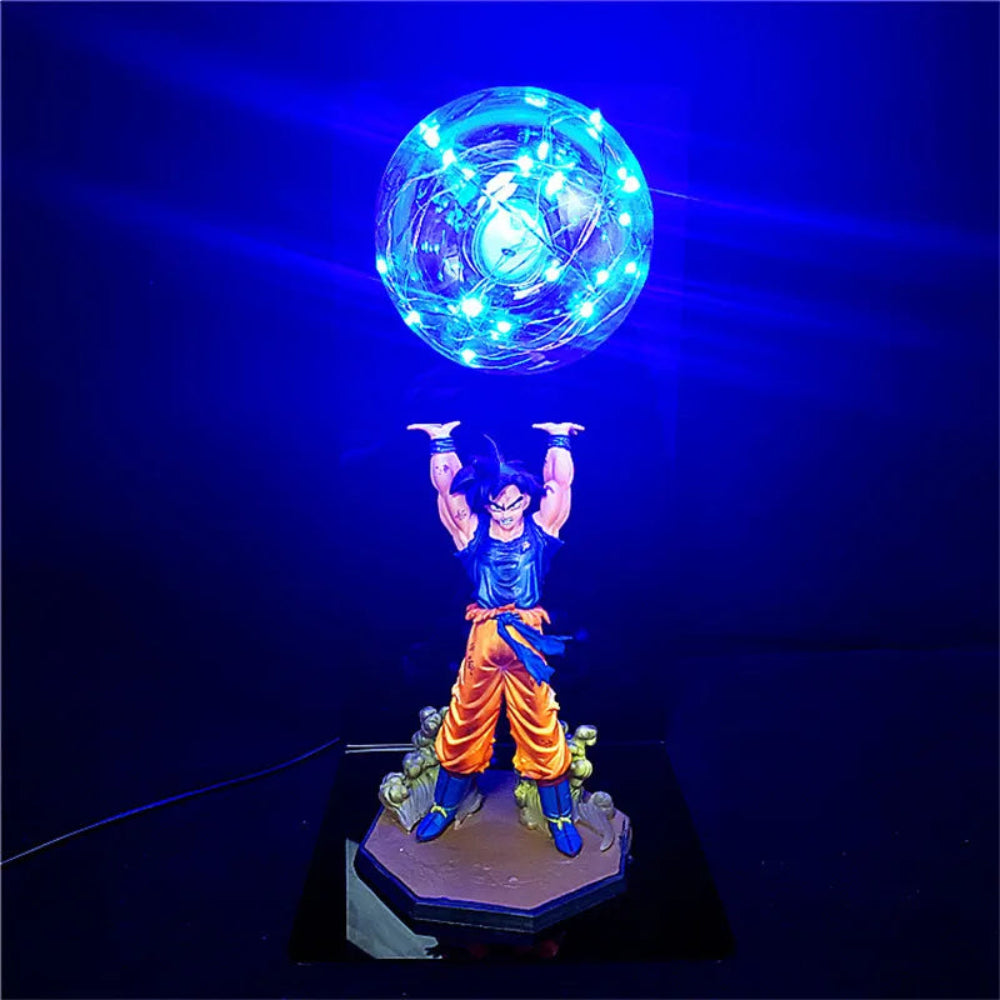 AuraSphere - Dragon Ball LED Lampe mit Son Goku Figur