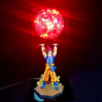 AuraSphere - Dragon Ball LED Lampe mit Son Goku Figur