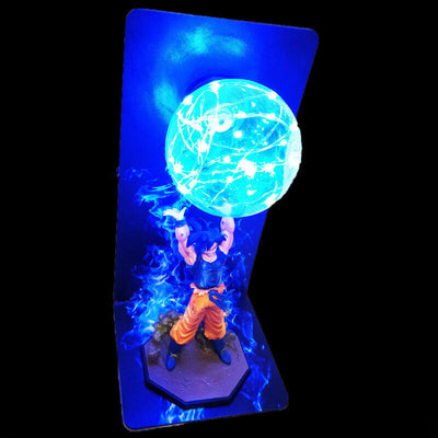 AuraSphere - Dragon Ball LED Lampe mit Son Goku Figur