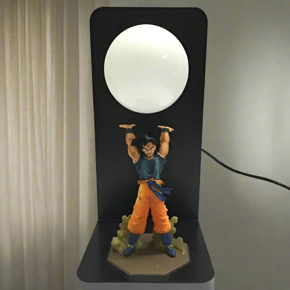 AuraSphere - Dragon Ball LED Lampe mit Son Goku Figur