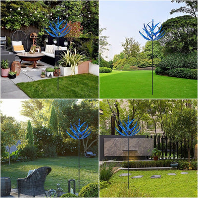 Aurevola - Stilvolle Windmaschine aus Metall für Garten und Veranda