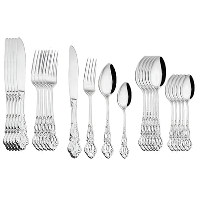 Aurique - 24-teiliges Besteckset mit Gravur