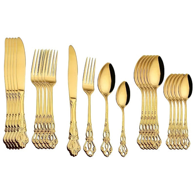 Aurique - 24-teiliges Besteckset mit Gravur