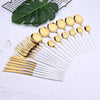 Aurivory - Modernes goldenes Besteckset