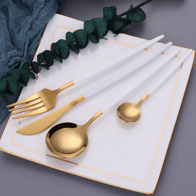 Aurivory - Modernes goldenes Besteckset