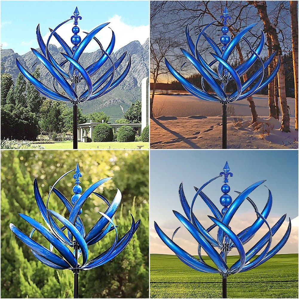 Aurevola - Stilvolle Windmaschine aus Metall für Garten und Veranda