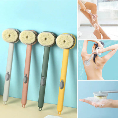 Backvia - Ergonomische Badebürste mit langem Stiel