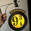 Bahnsteig 9¾ Wandleuchte - Magischer Hogwarts-Bahnhof Lampe
