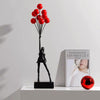 Balloon Dreams - Emotionales Ballonmädchen-Kunstwerk