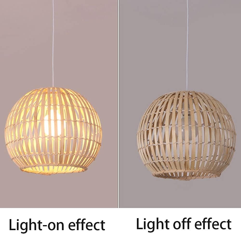 Bambolight - Handgeflochtener Bambus-Kronleuchter mit verstellbarem Kabel