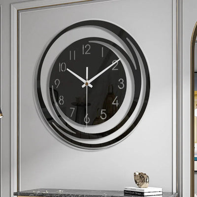 BlackEdge - Zeitgenössische Wanduhr aus Acryl