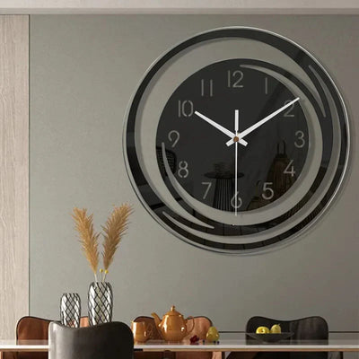 BlackEdge - Zeitgenössische Wanduhr aus Acryl