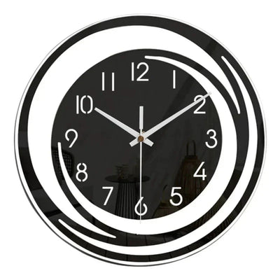 BlackEdge - Zeitgenössische Wanduhr aus Acryl