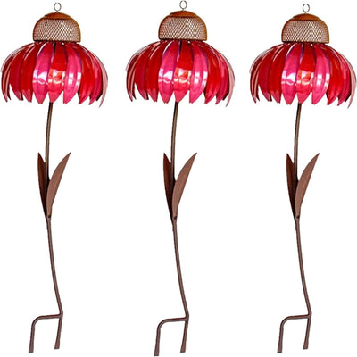 BloomFeast - Dekoratives Vogelfutterhaus in Form einer Blume